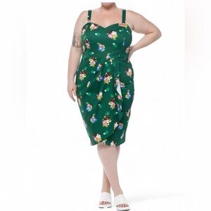 Her Universe Disney Mickey & Minnie Mouse Tropical Dress Plus Size 2XL Exclusive